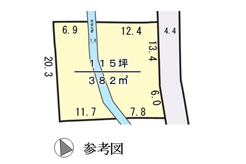 間取り区画地型図