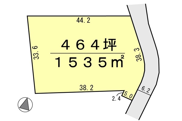 間取り区画地型図