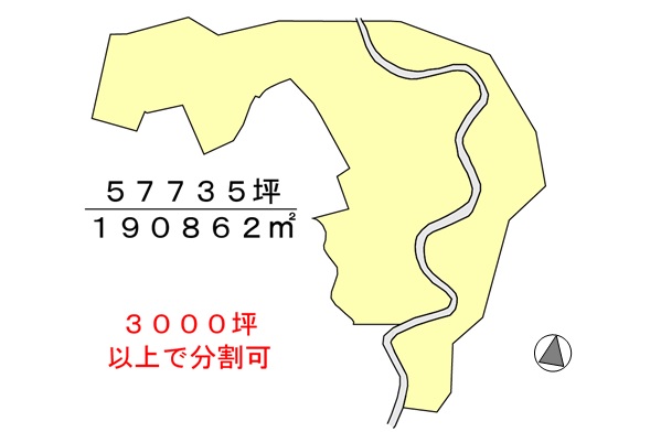 間取り区画地型図