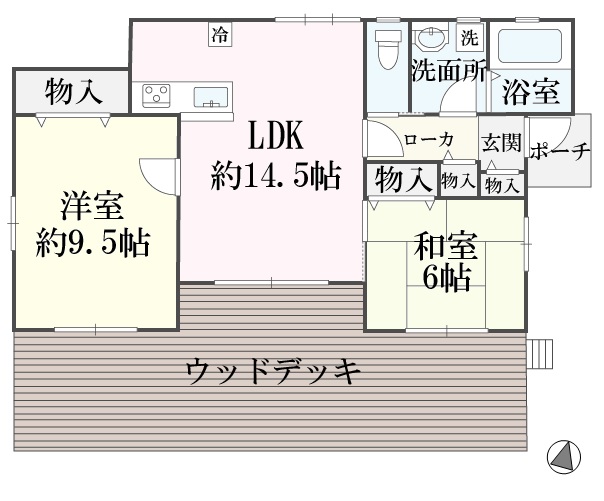 間取り区画地型図