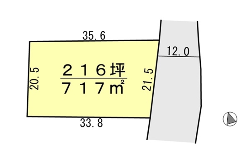 間取り区画地型図