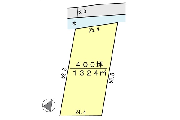 間取り区画地型図