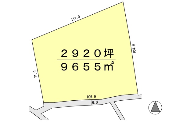 間取り区画地型図