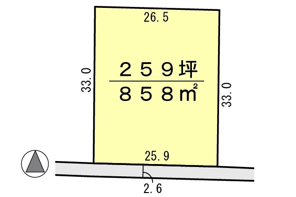 間取り区画地型図