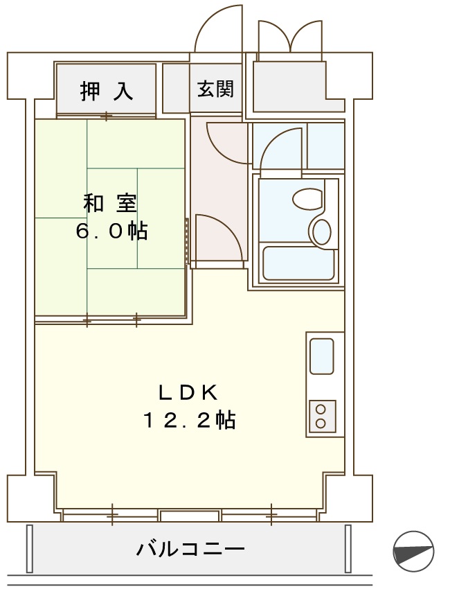 間取り区画地型図