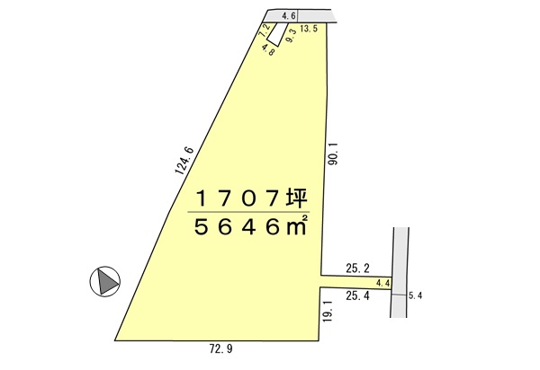 間取り区画地型図